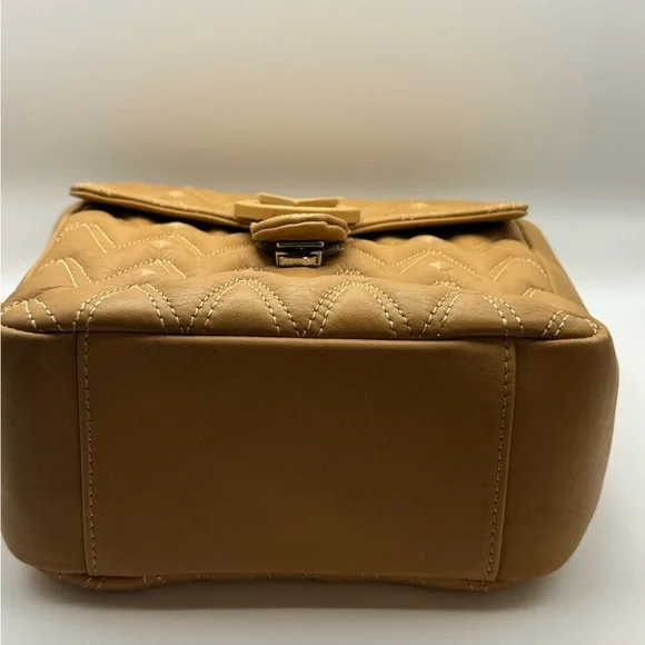 Valentino Tan Quilted Shoulder Bag - Picture 10 of 10